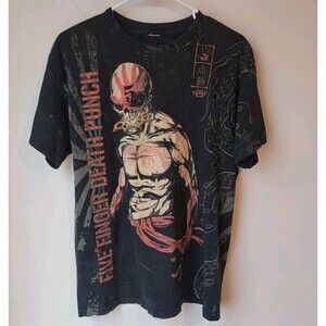 Five Finger Death Mens T Shirt Punch All Over Print Size Small Way Of The Fist